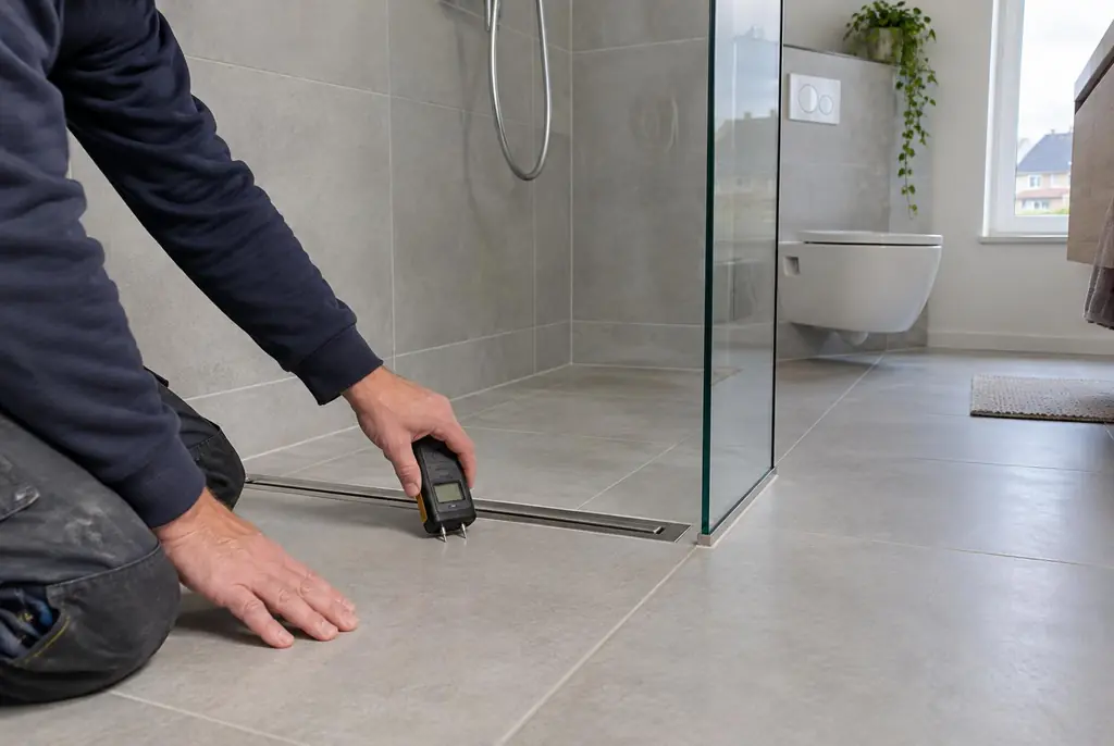 Lekdetectie Beverwijk – badkamer in een nieuwbouwwoning